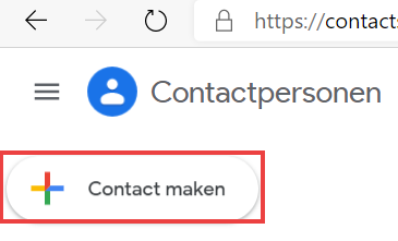 Contact maken